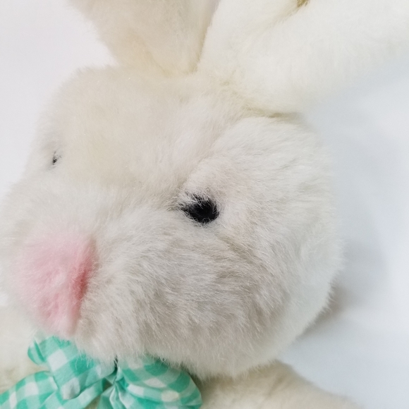 International‎ Silver White Bunny Rabbit Hand Puppet Stuffed Animal Vintage 1996 - Picture 8 of 13